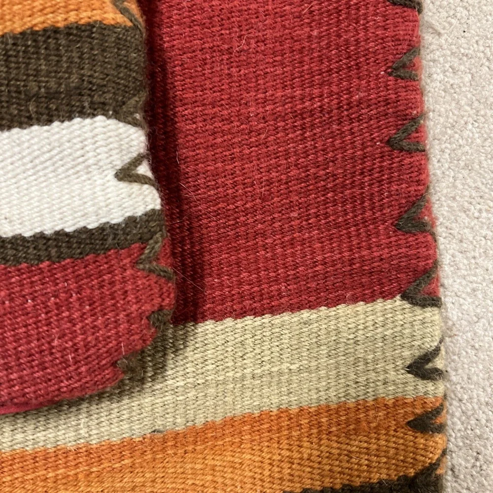 2 Pottery Barn Wool Kilm Stripe Pillow Covers 20